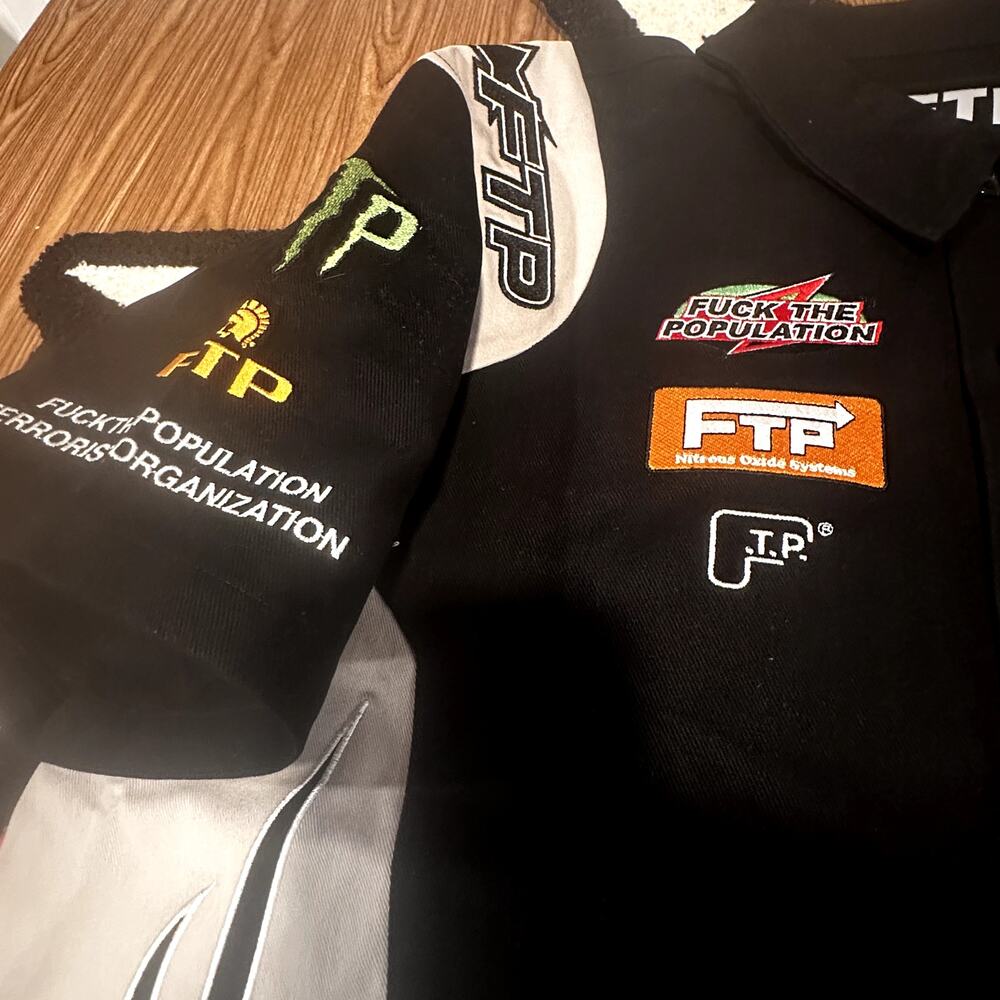 FTP Raceway Button Up Shirt – Black – Large – Brand New - Picture 4 of 11